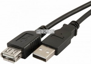 USB удлинитель 3м. USB2.0 A вилка — А розетка