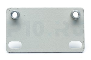 Плашка крепежная 80х40 (2,0 мм) для стальных кабинетов (Фронт)